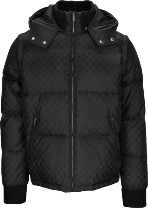 real gucci jacket|Gucci black puffer jacket.